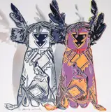 Andy Warhol, Kachina Dolls, 1986, screenprint on Lenox Museum Board