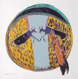 Andy Warhol, Plains Indian Shield, 1986, screenprint on Lenox Museum Board