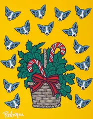 George Rodrigue, High On Sugar, 2000, silkscreen on paper