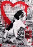 Mr. Brainwash aka Thierry Guetta, Untitled, 2012, screenprint on deckled edge archival art paper