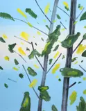 Alex Katz, Summer, 2024, archival pigment ink on Innova Etching Cotton Rag 315 gsm fine art paper