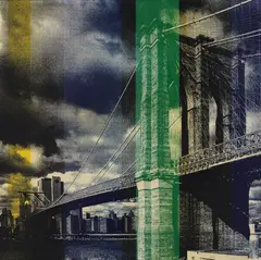 Steve Kaufman, I Love Brooklyn, 2005, hand-pulled silkscreen on canvas