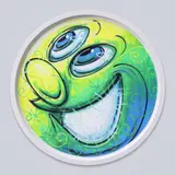 Kenny Scharf, Blimy, 2022, screenprint, die-cut on Mohawk Superfine UltraWhite paper, 160 lb cover