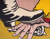 Roy Lichtenstein, Foot And Hand, 1964, offset lithograph on paper