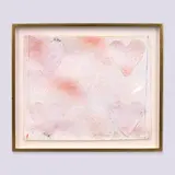 Jim Dine, Dutch Hearts, 1972, lithograph with collage on Hodgkinson handmade paper