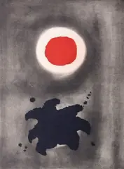 Adolph Gottlieb, Night Glow, 1971, etching and aquatint on Fabriano paper