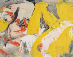 Willem de Kooning, The Man And The Big Blonde, 1982, offset lithograph on paper