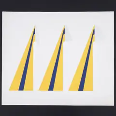 Gerald Laing, Triple, 1966, screenprint on paper