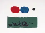 Adolph Gottlieb, Green Foreground, 1972, screenprint on Arches paper