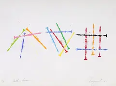 Silk Screams by James Rosenquist, 1974, screenprint on Japan nacre wove paper, offered Feb 2026