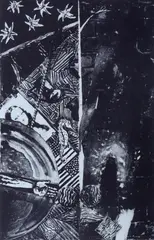 Jasper Johns, SUMMER (Blue), lithograph on pale grey J. Whatman paper