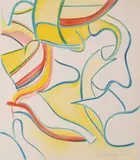 Willem de Kooning, Untitled, 1986, lithograph on Arches wove paper