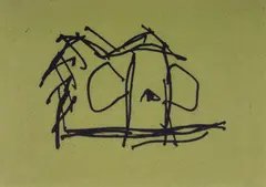 Robert Motherwell, Cyclops, 1988, etching in color on Johannot paper