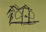 Robert Motherwell, Cyclops, 1988, etching in color on Johannot paper