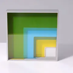 Greg Copeland, Untitled, 1970, acrylic, aluminum