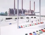 Massimo Vitali, Vw Lernpark, offset lithograph on wove paper