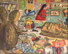 Red Grooms, Rat, 1971, lithograph on paper