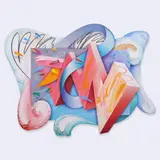 George Green, The Man Who Invented Boogie-Woogie, 1985, acrylic on wood and canvas