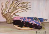 Helen Hardin, Untitled, acrylic on canvas panel