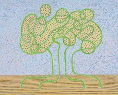 Walter Bobbie, My Father'S Tree, 2025, acrylic on canvas
