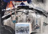 New York Central Park Winter by Salvador Dalí, 1971, lithograph on paper, sold Feb 2026