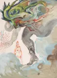 Inferno 31: The Giants by Salvador Dalí, woodblock print on Rives paper, offered Feb 2026
