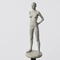 Robert Graham, Untitled, 1993, cast bronze with unique oil paint