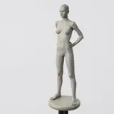 Robert Graham, Untitled, 1993, cast bronze with unique oil paint