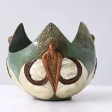 Erte aka Romain de Tirtoff, Untitled, 1999, bronze, enamel
