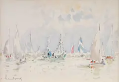 André Hambourg, Untitled, watercolor on paper