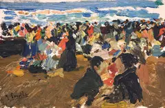 Joaquín Sorolla, Untitled, oil on panel