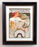 Alphonse Mucha, Bisquit Lefeure- Utile lithograph in color, lithograph