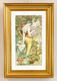 Alphonse Mucha, Cognac Bisquit lithograph in colors, lithograph