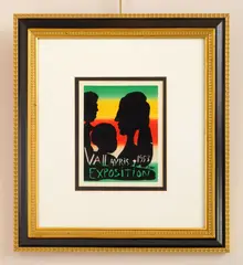 Exposition Vallauris 53 off-set lithograph in color by Pablo Picasso, lithograph, offered Aug 2026
