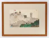 Attacking the Castle by George Washington Sully, watercolor on paper, matted and, offered Aug 2026