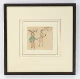 You Greedy Wretch by George Washington Sully, watercolor and pen and ink on paper, matted and, offered Aug 2026