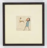 Jim Along Josby by George Washington Sully, watercolor and pen and ink on paper, matted and, offered Aug 2026