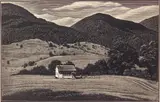 Asa Cheffetz, Rural Schoolhouse wood, engraving, 1946