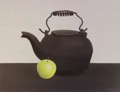 Stevan Dohanos, Kettle and Green Apple chromolithograph, lithograph