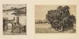 Luigi Lucioni, My Birthplace-, etching, 1939
