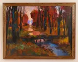 Michael Schofield, Dawn but not Forgotten, oil on canvas, 2022