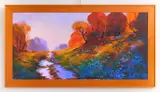 Michael Schofield, Flower Creek, oil on canvas, 2020