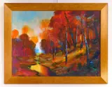 Michael Schofield, Autumn Landscape, oil on canvas, 2016