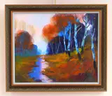 Michael Schofield, Maple Creek, oil on canvas, 2022