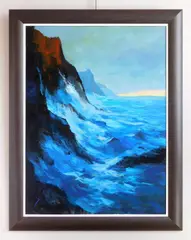 Michael Schofield, Peaceful Waters, oil on canvas, 2017