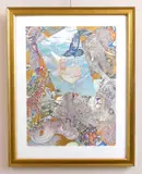 Guillaume Azoulay, Genesis giclee print with hand laid gold leaf, 2021, signed, dated, titled and numbered 5/28 and annotated Epreuve D'Imprimeur in