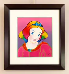 Peter Max, Snow White, silkscreen in color