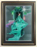 Bob Peak, Emerald Light, silkscreen in color with silver inlay