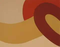 Wa by Eugenie Torgerson, silkscreen in colors, 1970, offered Aug 2026