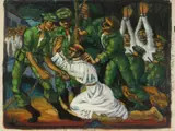 Necktie Party Salvador by Albert Pels, oil on canvas, offered Jun 2026